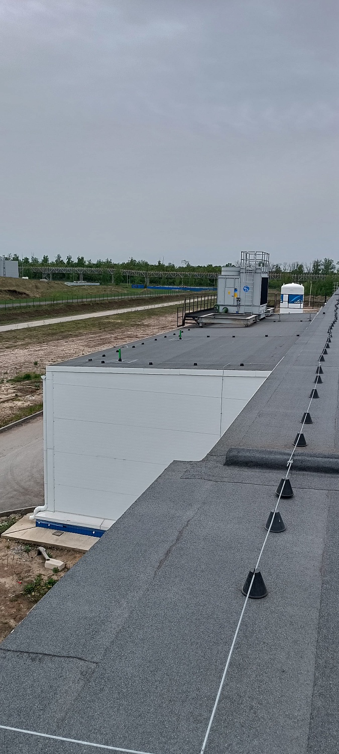 Анкерные линии на кровле в Липецкой области