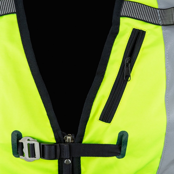 Страховочная привязь с интегрированным жилетом специальным сигнальным повышенной видимости (2 класс), модель SVETOCH 2: купить в интернет-магазине
