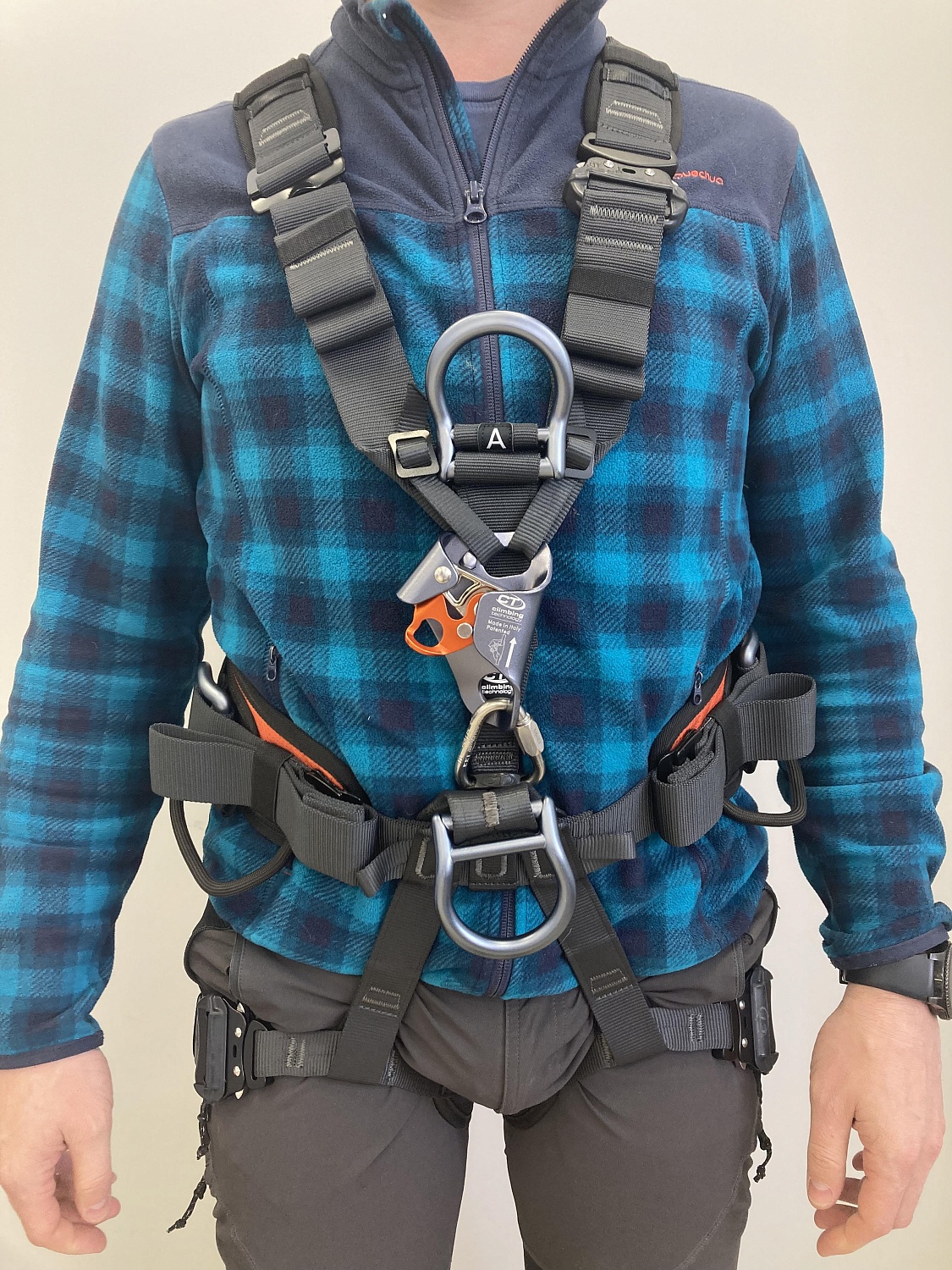 Привязь страховочная с зажимом Climbing technology GRYPHON ASCENDER