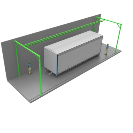 Впомогательная металлоконструкция для покрасочной камеры: купить в интернет-магазине