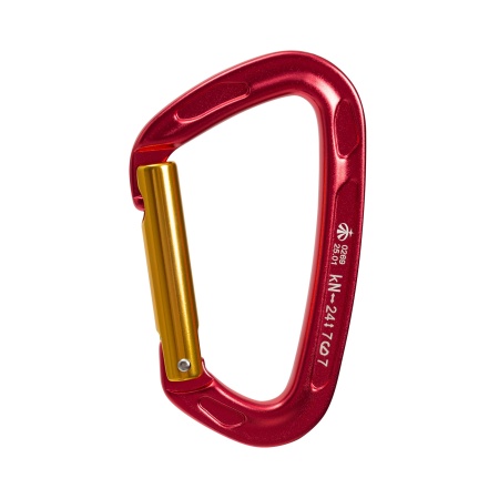 Карабин Vertical скалолазный с прямой защелкой оранжевый