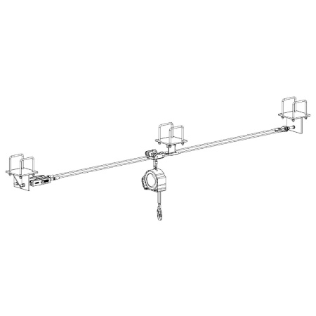 Анкерная линия Alpsafe DOUBLE FLEX