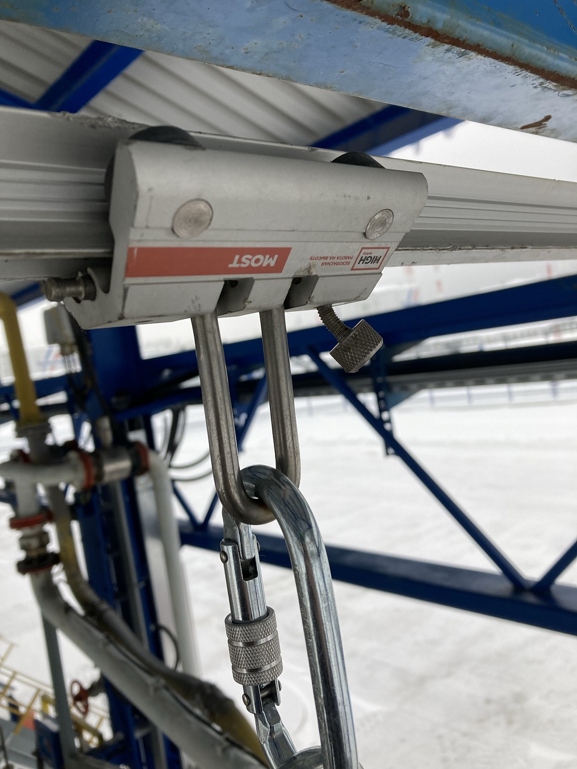 Периодический осмотр стационарных анкерных линий