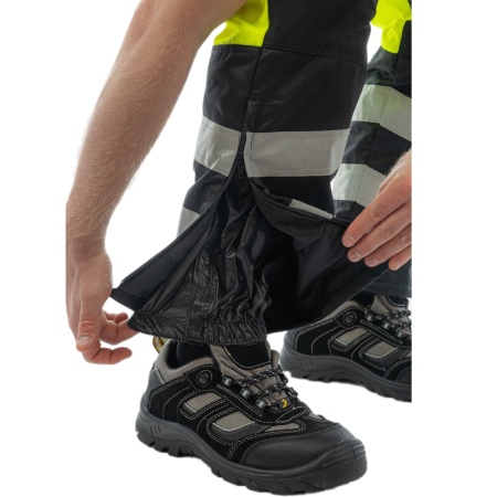 Зимний полукомбинезон Brodeks KW 406, желтый/черный: купить в интернет-магазине